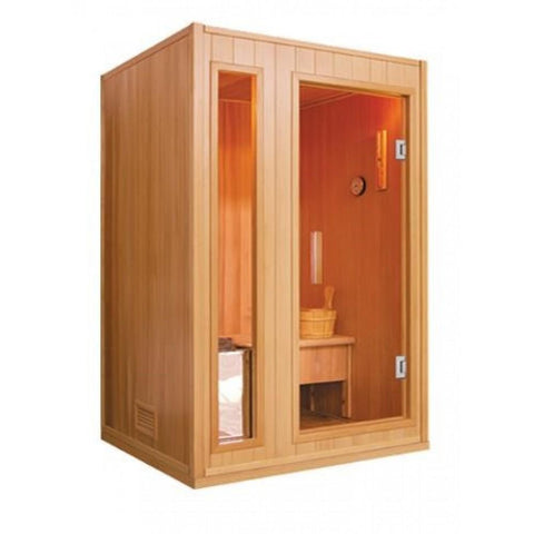 SunRay 2 Person Baldwin Traditional Steam Sauna (HL200SN) (75"H x 59"W x 42"D)