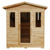 SunRay 3 Person Outdoor Grandby Infrared Sauna (HL300D) (83"H x 72"W x 47"D)