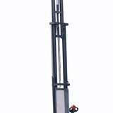 EKKO EB16EA Heavy-Duty Full Powered Straddle Stacker - 4400 lb Load Capacity, 216-inch Maximum Lift Height, Ideal for Tall Warehouse Stacking & Industrial Use