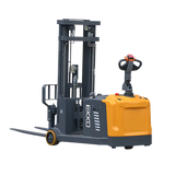 EKKO EK13S-177 Precision Counterbalanced Walkie Stacker with Side-Shifting - 177-inch Lift Height, Ideal for Versatile Indoor Material Handling