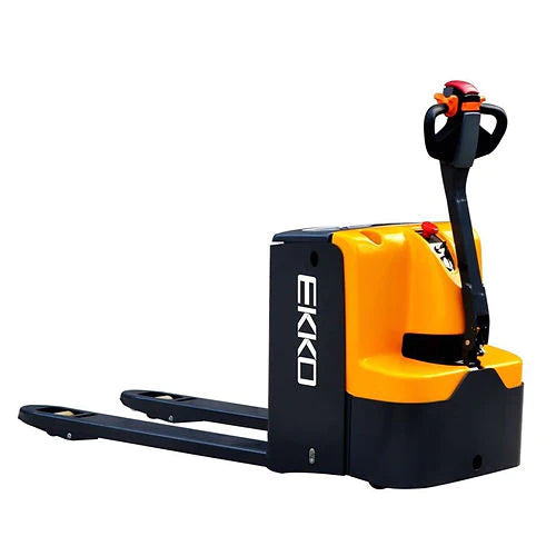 EKKO EP25E Heavy-Duty Walkie Pallet Jack - 5500 lb Load Capacity, Perfect for Efficient Warehouse Material Handling