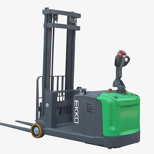 EKKO EK14-130Li Lithium-Ion Counterbalanced Walkie Stacker - Efficient & Sustainable Material Handling Solution