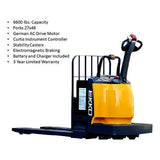 EKKO EP30A Rider Pallet Jack - 6600 lb Load Capacity, Ideal for Heavy-Duty Warehouse Material Handling