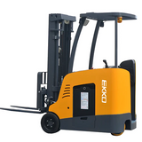 EKKO EK18RFL Stand-up Electric Rider Forklift for Material Handling, 4000 lb Cap., 189" Lift Ht. 48V