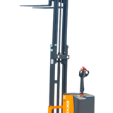 EKKO EK07S Compact Counterbalance Walkie Stacker - 1550 lbs Capacity, 118-inch Lift Height, Ideal for Precise Indoor Material Handling