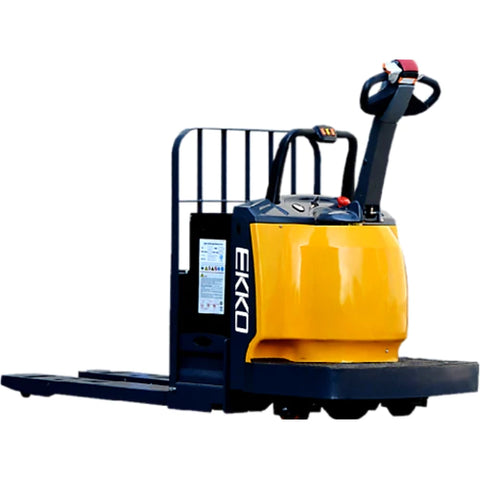 EKKO EP30A Rider Pallet Jack - 6600 lb Load Capacity, Ideal for Heavy-Duty Warehouse Material Handling