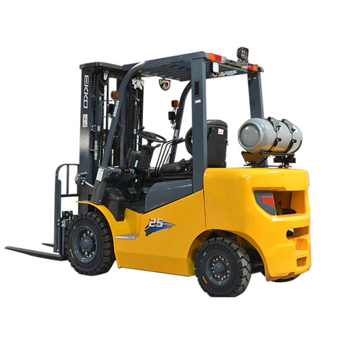 EKKO EK25-212LP Robust Pneumatic Forklift (LPG) - 5000 lbs Capacity, 212-inch Lift Height, Perfect for Heavy-Duty Material Handling