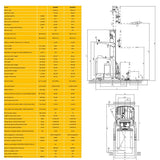 EKKO EK18RR Stand-Up NA Reach Truck - 4000 lb Capacity, 275" Lift Height, Efficient Warehouse Material Handling