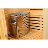 SunRay 2 Person Rockledge Luxury Traditional Steam Sauna (200LX) (75"H x 59"W x 42"D)