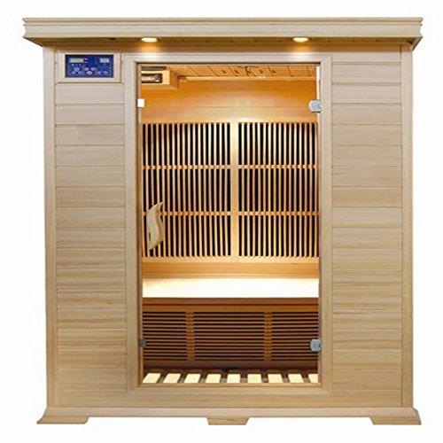 SunRay HL200C Evansport 2 Person Infrared Sauna 47" x 45" x 75"