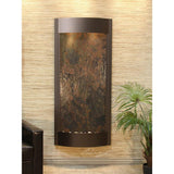 Adagio Indoor Waterfall, Wall-Mounted with Light | 69" x 32" | Pacifica Waters