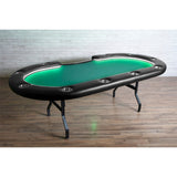 BBO Poker Tables Aces Pro Alpha Folding Leg Poker Table