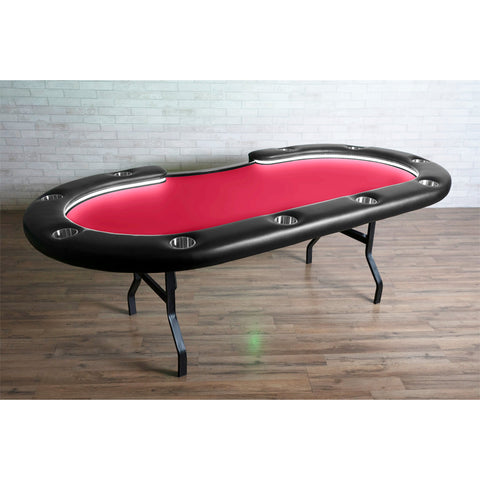 BBO Poker Tables Aces Pro Alpha Folding Leg Poker Table