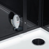 Maya Bath Black Platinum Anzio Steam Shower - Left (211)