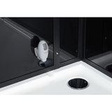 Maya Bath Black Platinum Anzio Steam Shower - Right (209)