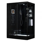 Maya Bath Black Platinum Anzio Steam Shower - Left (211)