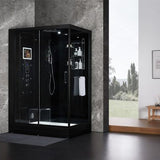 Maya Bath Black Platinum Anzio Steam Shower - Left (211)