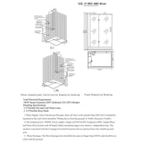 Maya Bath White Platinum Anzio Steam Shower - Left (210)