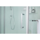 Maya Bath White Platinum Anzio Steam Shower - Right (208)