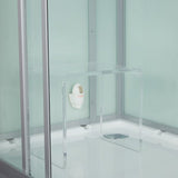 Maya Bath White Platinum Anzio Steam Shower - Left (210)