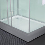 Maya Bath White Platinum Anzio Steam Shower - Left (210)