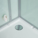 Maya Bath White Platinum Anzio Steam Shower - Left (210)