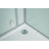 Maya Bath White Platinum Anzio Steam Shower - Right (208)