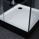 Maya Bath Black Platinum Arezzo Steam Shower - Left (203)