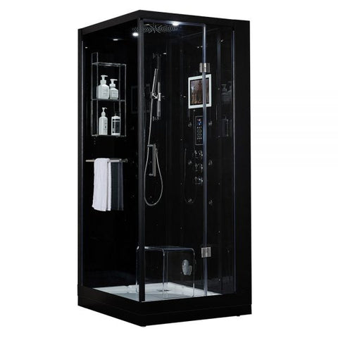 Maya Bath Black Platinum Arezzo Steam Shower - Right (201)