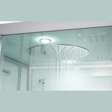 Maya Bath White Platinum Arezzo Steam Shower - Left (202)