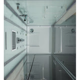 Maya Bath White Platinum Arezzo Steam Shower - Left (202)