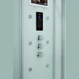 Maya Bath White Platinum Arezzo Steam Shower - Left (202)