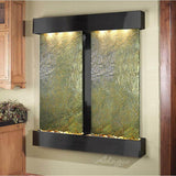 Adagio Indoor Waterfall, Wall-Mounted with Light | 40.25" x 61" | Cottonwood Falls