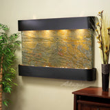 Adagio Indoor Waterfall, Wall-Mounted with Light | 35" x 52" | Sunrise Springs