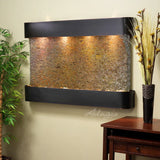 Adagio Indoor Waterfall, Wall-Mounted with Light | 35" x 52" | Sunrise Springs