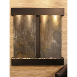 Adagio Indoor Waterfall, Wall-Mounted with Light | 24.25" x 50" | Aspen Falls