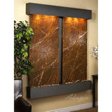 Adagio Indoor Waterfall, Wall-Mounted with Light | 40.25" x 61" | Cottonwood Falls