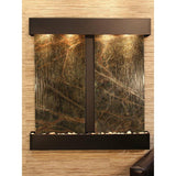 Adagio Indoor Waterfall, Wall-Mounted with Light | 24.25" x 50" | Aspen Falls