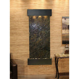 Adagio Indoor Waterfall, Wall-Mounted with Light | 69" x 30" | Inspiration Falls