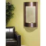 Adagio Indoor Waterfall, Wall-Mounted with Light | 36" x 21" | Serene Waters