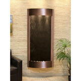 Adagio Indoor Waterfall, Wall-Mounted with Light | 69" x 32" | Pacifica Waters