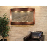 Adagio Indoor Waterfall, Wall-Mounted with Light | 35" x 54" | Calming Waters