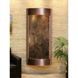 Adagio Indoor Waterfall, Wall-Mounted with Light | 69" x 32" | Pacifica Waters