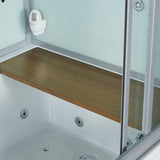 Maya Bath White Platinum Catania Steam Shower - Left (109)