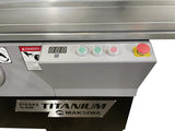 Maksiwa Sliding Panel Saw Titanium - BMT.3200.IR - 5HP 1 Phase Crosscut, Blade Covers 90° & 45°