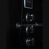 Maya Bath Black Platinum Lucca Steam Shower - Left (207)