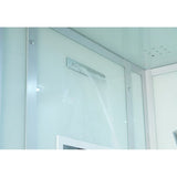 Maya Bath White Platinum Lucca Steam Shower - Left (206)