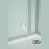 Maya Bath White Platinum Lucca Steam Shower - Right (204)