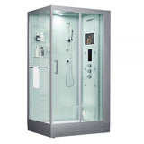 Maya Bath White Platinum Lucca Steam Shower - Right (204)