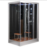 Platinum Walk-In Steam Shower | 59” x 35.4” x 89” DZ961F8